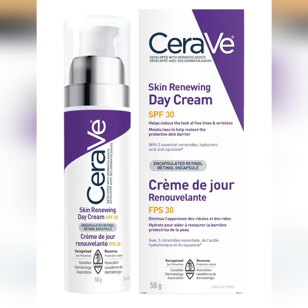 CeraVe Retinol Face Sunscreen SPF30 Daily Moisturizer Cream